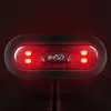Motorcycle Helmet Safety Light USB Rechargeable Multi-Mode Flashing Helmet Light High Visibility Compact for Motorcycle Bike