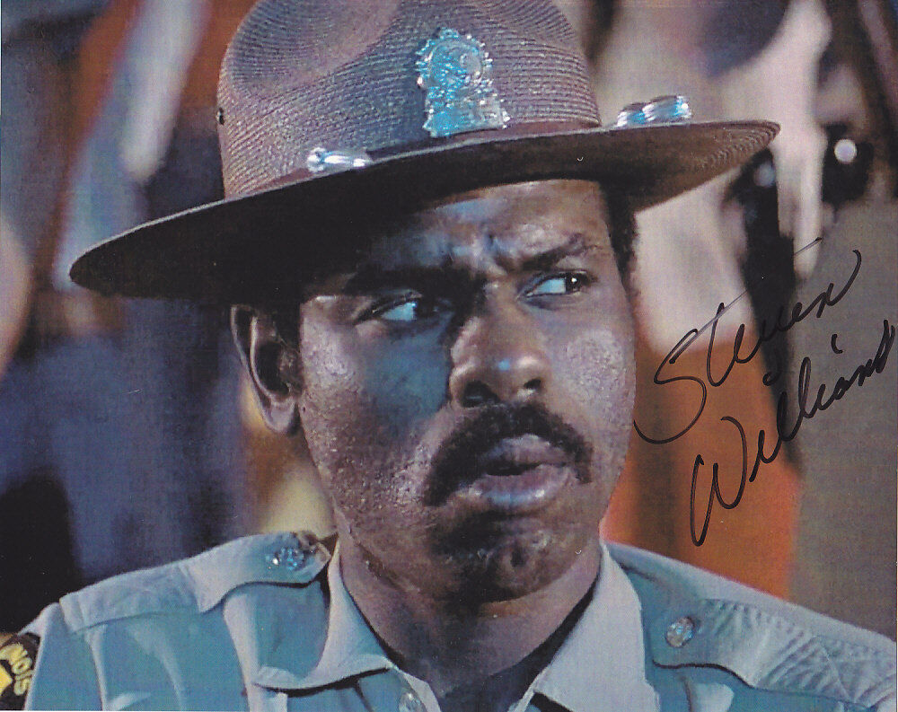 Steven Williams signed Photo Poster painting