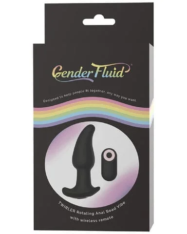 Pornhint Gender Fluid Twirler Vibrating Anal Plug With Remote