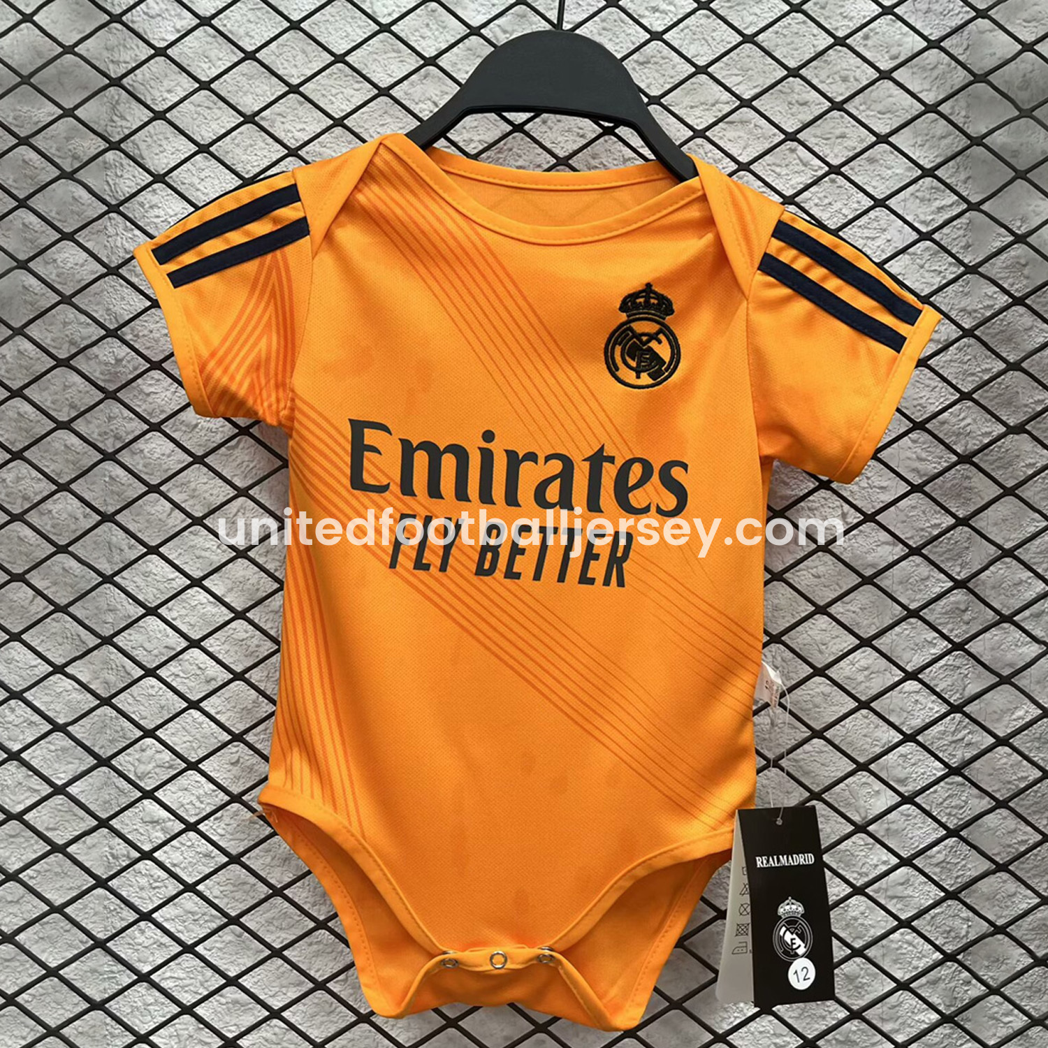Real Madrid 24-25 Away Baby Crawling Suit