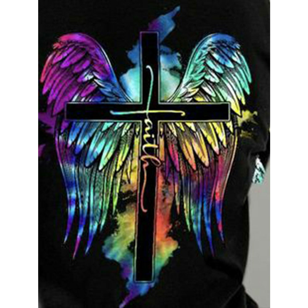 

Winged Cross - Square Drill Diamond Painting - 40*50CM, 501 Original
