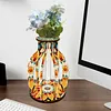 Vase Mandala En Bois-Ornement De Bricolage