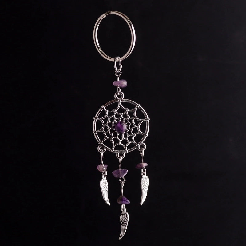 Minimalist Geometric Alloy Plating Keychain