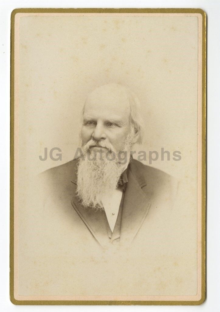 19th Century Gentleman - Springfield, MA - H. Bucholm Photo Poster painting Studio Cabinet Card