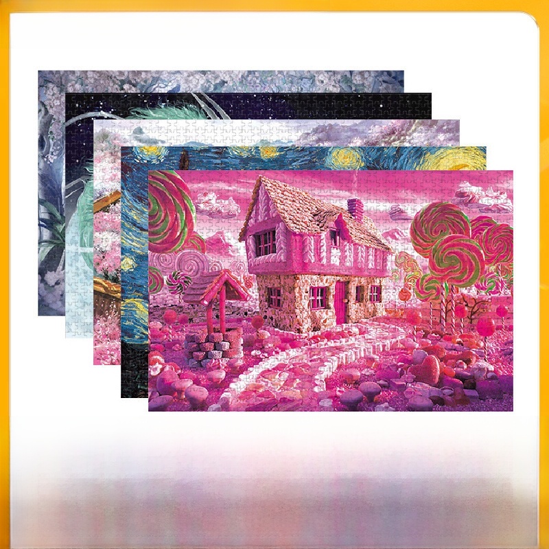 Puzzle 1000 Pieces Toys Adult Mini Decompression Anime Hell Paper Intelligence Puzzle