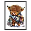 Cute Cow - 11CT Stamped Cross Stitch - 30*40cm - Animal