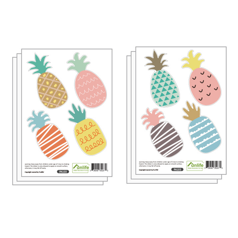 

6pcs Wall Stickers Removable Waterproof TV Background Wall Decal (PA103, 501 Original