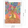>SALE<5D DIY Partial Special Shaped Drill Diamond Painting Tree Butterfly Decor30x40cm