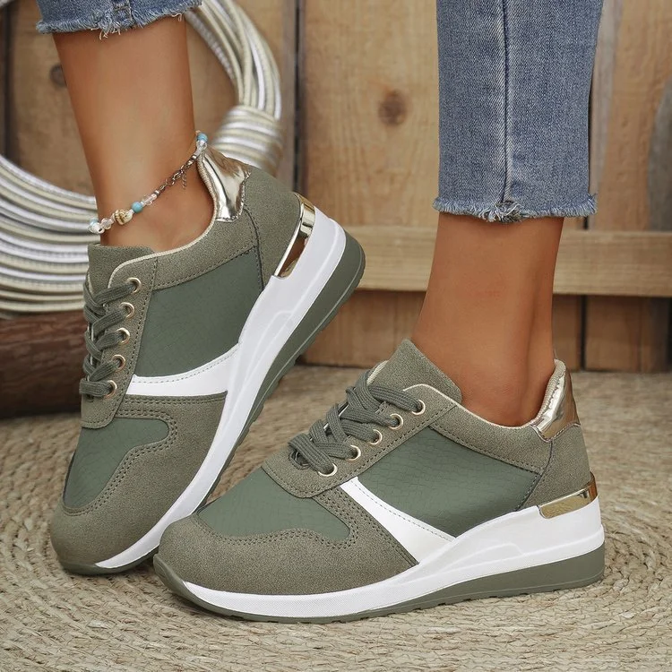 Yyvonne Sports Single Shoes Women's New Fashion In The Spring Of 2025 Casual Thick Soles Are Comfortable