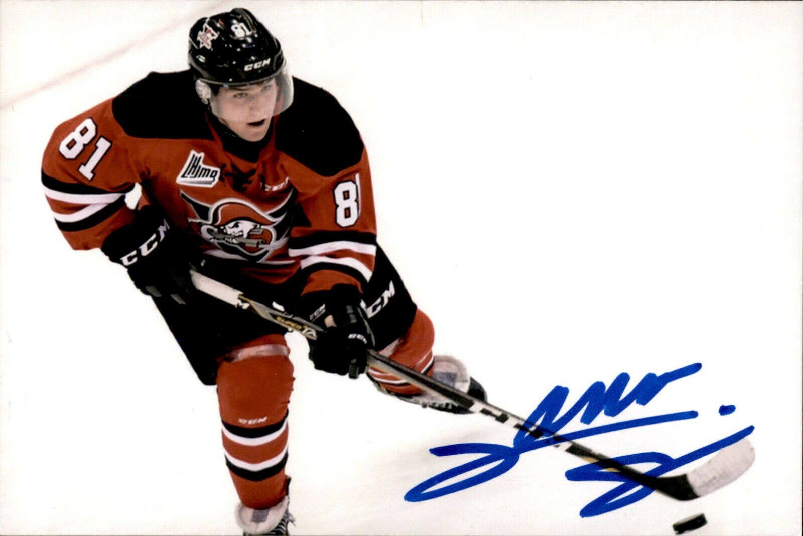 Xavier Simoneau SIGNED 4x6 Photo Poster painting DRUMMONDVILLE VOLTIGEURS / NHL DRAFT 2019