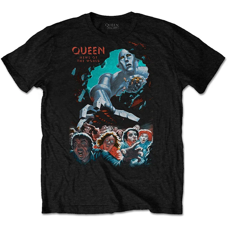 QUEEN Attractive T-Shirt, News Of The World Vintage