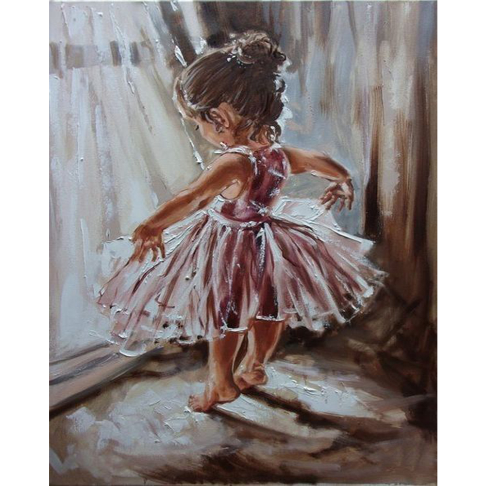 Dancing Girl-Paint by Numbers-30*40cm/40*50cm
