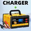 12V/24V Car Battery Charger with Cable Clamps & LCD Display Automatic Chargers and Maintainer for Car Motorcycle Lawn Mower