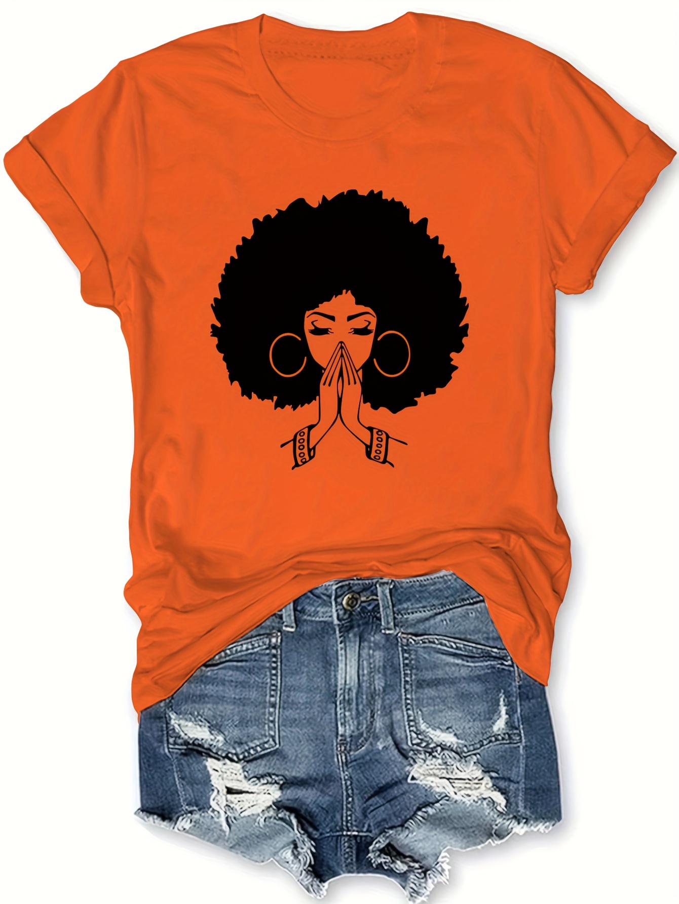 Black Power Black Girl Graphic T-Shirt Afro Woman Black Girl Tee Afro Girl Magic To | IFYHOME