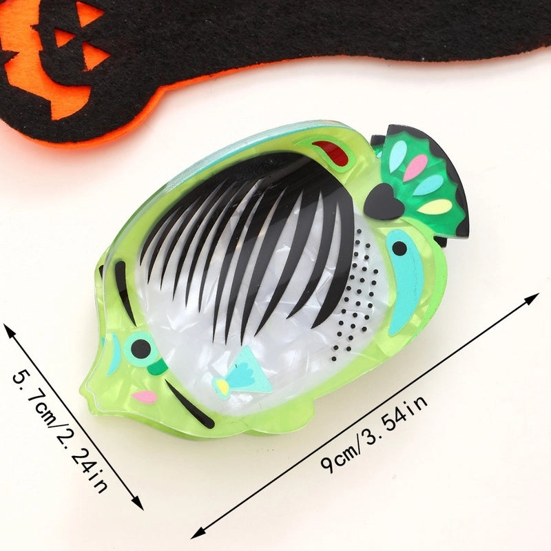 Halloween Minimalist Cool Style Women’s Spider Spider Web Acetic Acid Sheets Hair Claws