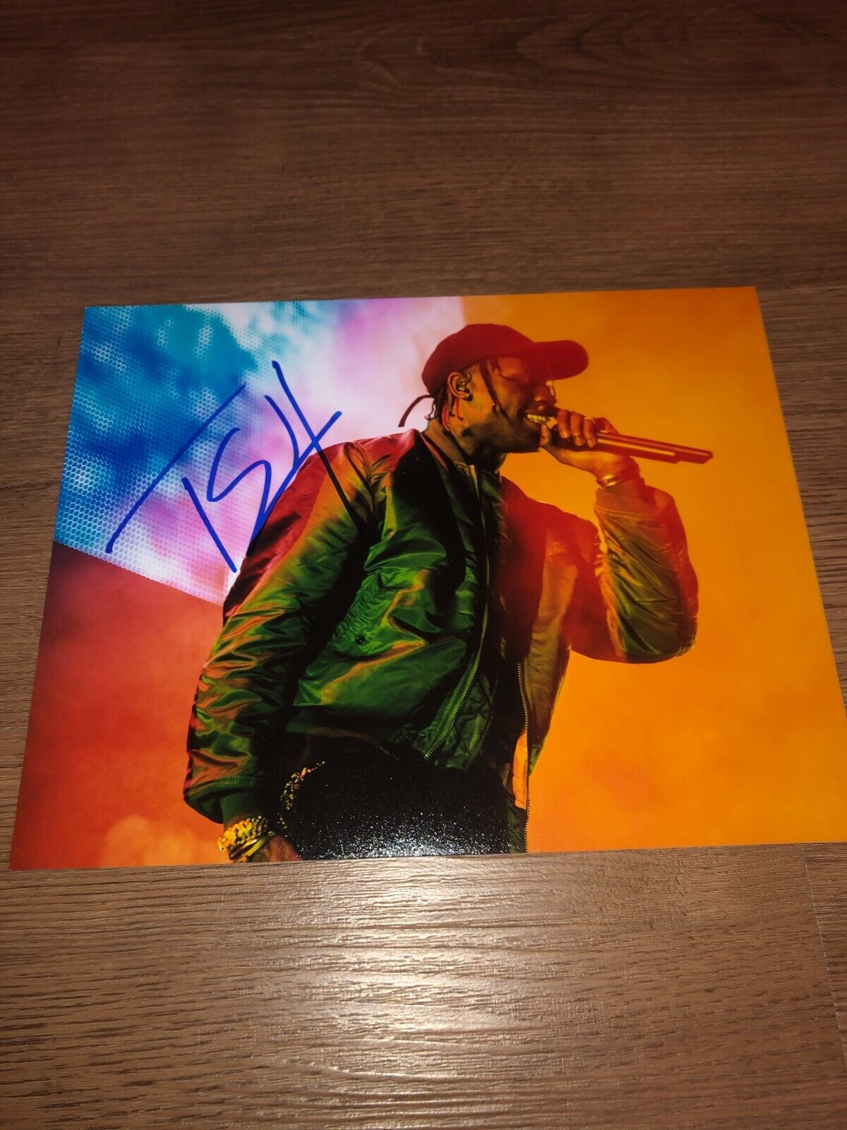 Travis Scott Astroworld Rodeo Signed Autographed 8x10 Photo Poster painting COA B E1