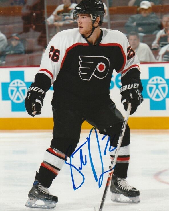 STEVE DOWNIE SIGNED PHILADELPHIA FLYERS 8x10 Photo Poster painting! Autograph