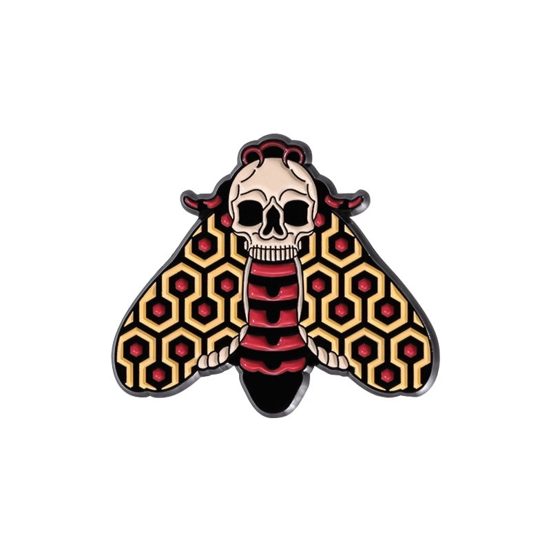 Cartoon Style Punk Cowboy Style Animal Dagger Skull Alloy Stamping Stoving Varnish Plating Unisex Badge Brooches Collar Pin