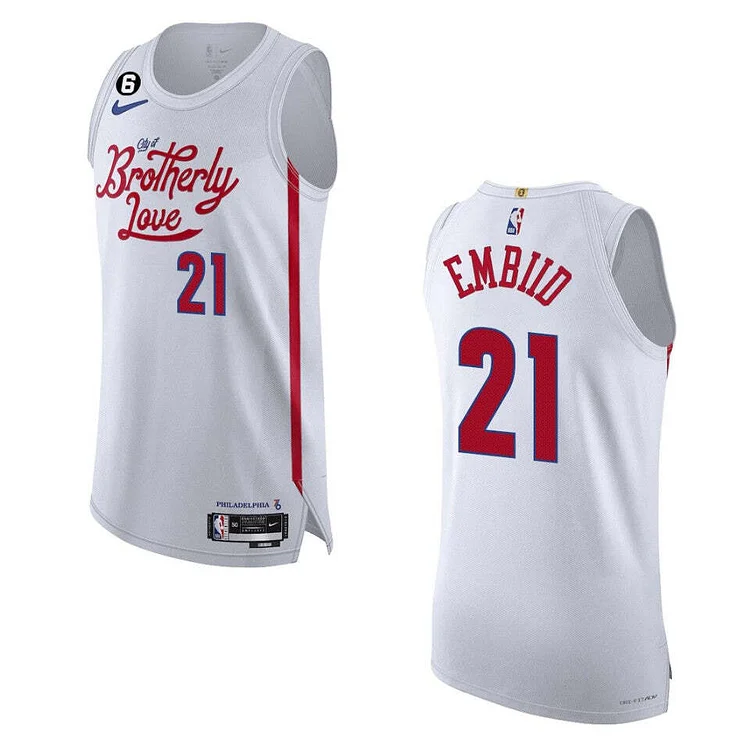 NBA Joel Embiid Philadelphia 76ers 21 jersey