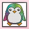 Penguin-14CT Stamped Cross Stitch Kit(14*15cm)