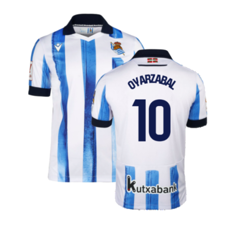 Real Sociedad Mikel Oyarzabal 10 Home Shirt Kit 2023-2024