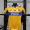 Joyfball 2025/2026 Player Version Tigres Home Football Shirt 1:1 Thai Quality（The player version jersey is a bit tight, please pay attention to the size selection）