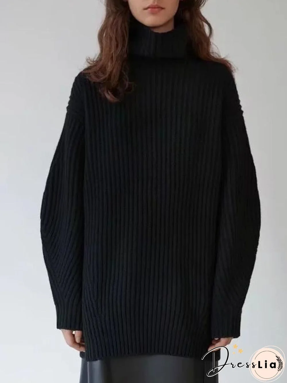 Round Neck Loose Knitting Sweater