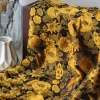 Embossed Jacquard Retro Yellow 3D Silhouette oil Painting Art Fabric
