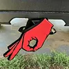 OK Finger Gesture Trailer Hitch Cover Lightweight Trailer Receiver Cover for 2-Inch Trailers Hitchs Receivers for Car(Red)