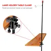 2pcs Table Lamp Cantilever Bracket Clamp Mini Lamp Holder Outdoor Camping Tools