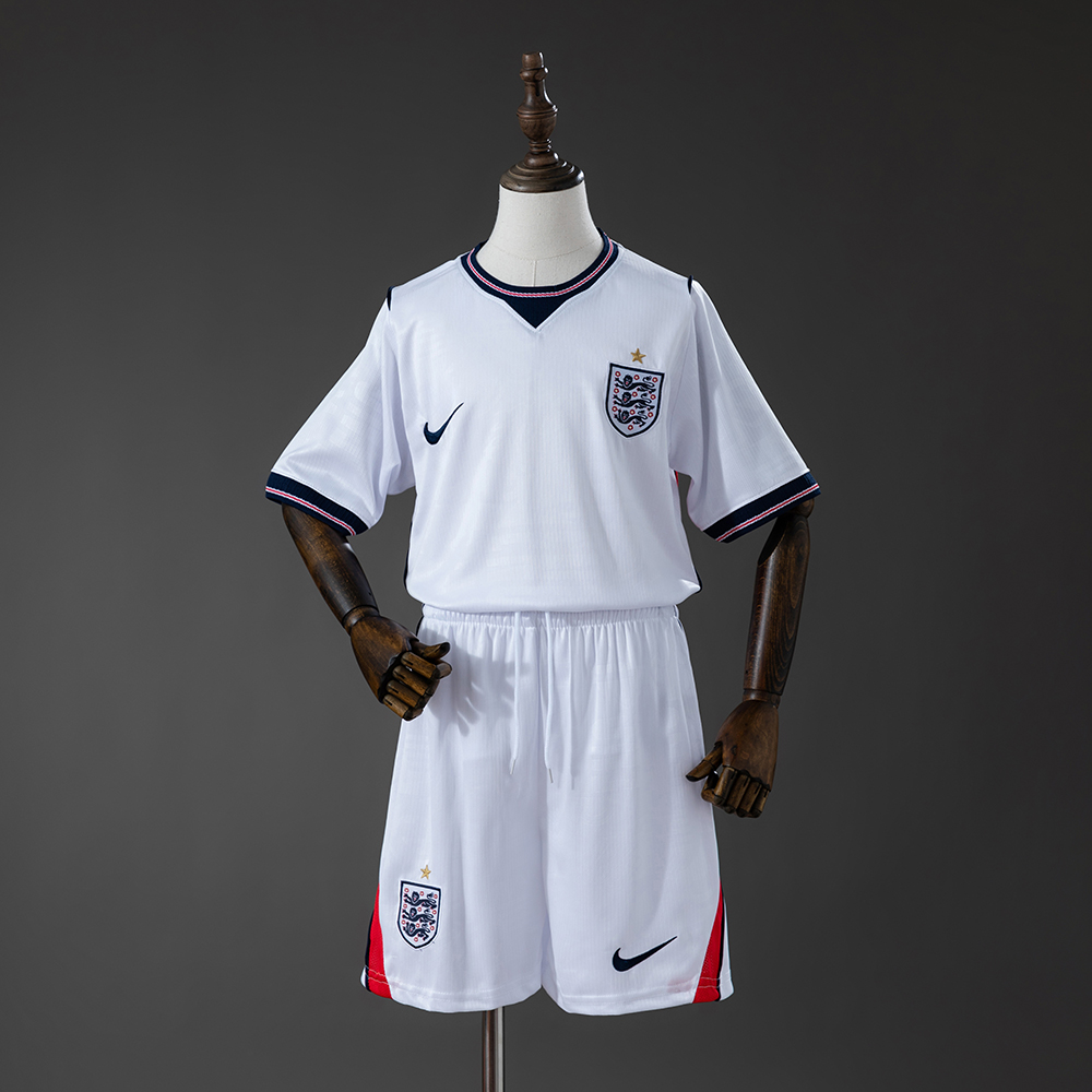 2026 Kids Size England Home Football Jersey 