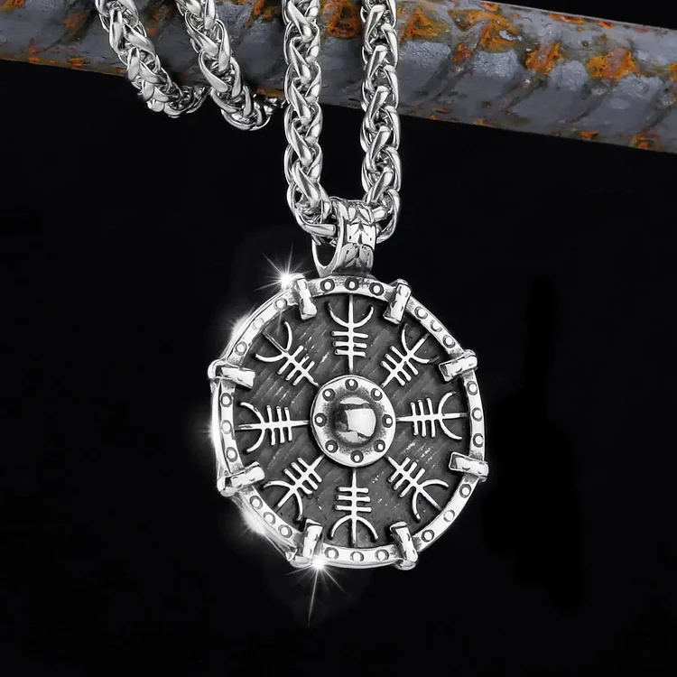 Coutureaura Helm Of Awe Shield Amulet Necklace