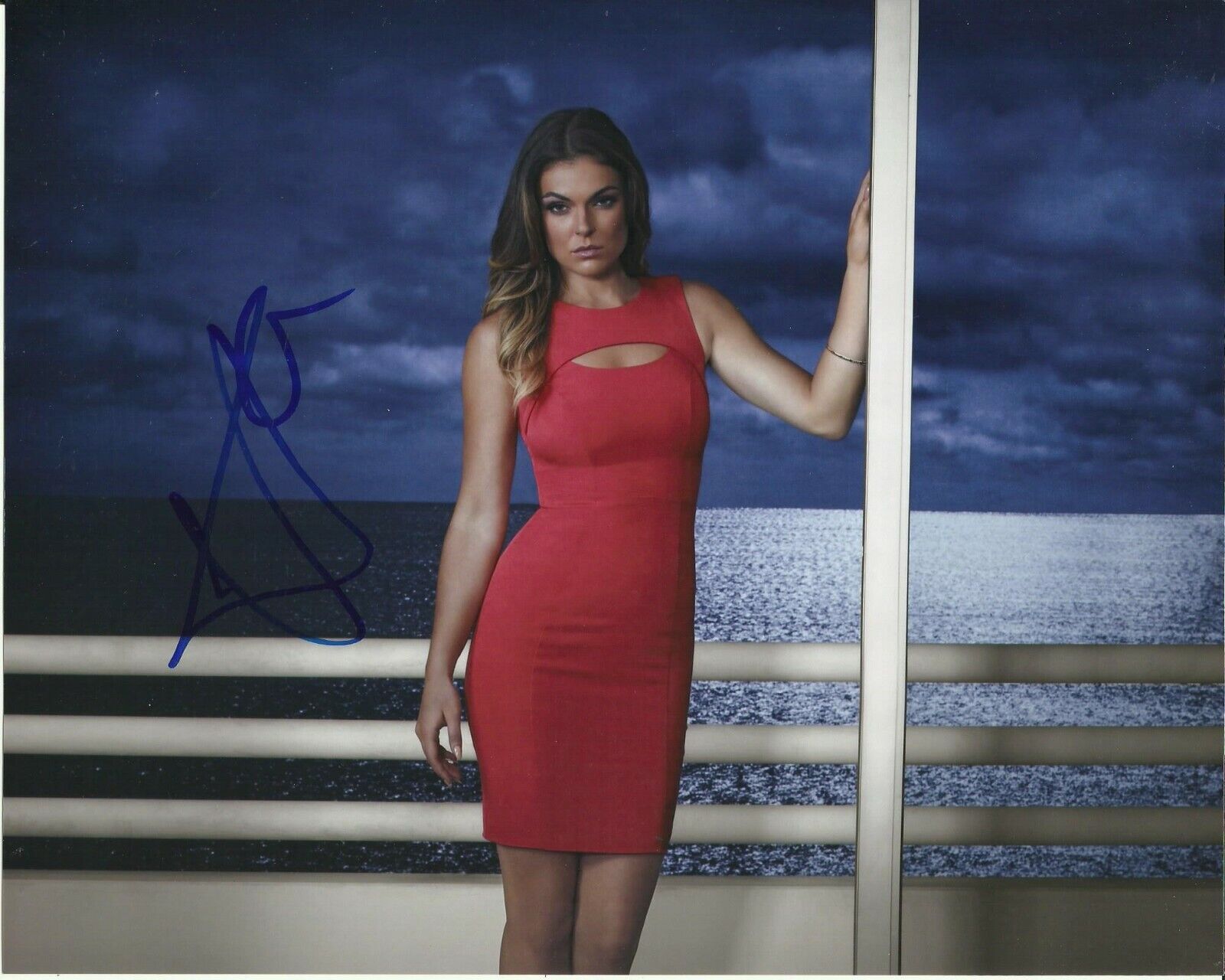 SERINDA SWAN SIGNED SEXY GRACELAND Photo Poster painting UACC REG 242 (3)