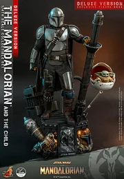 【IN STOCK】Hottoys The Mandalorian™ and The Child Deluxe Version 1/4 scale Action Figure-