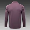 2025/2026 Manchester United Long Zipped Jacket Purple Gray Football Shirt 1:1 Thai Quality
