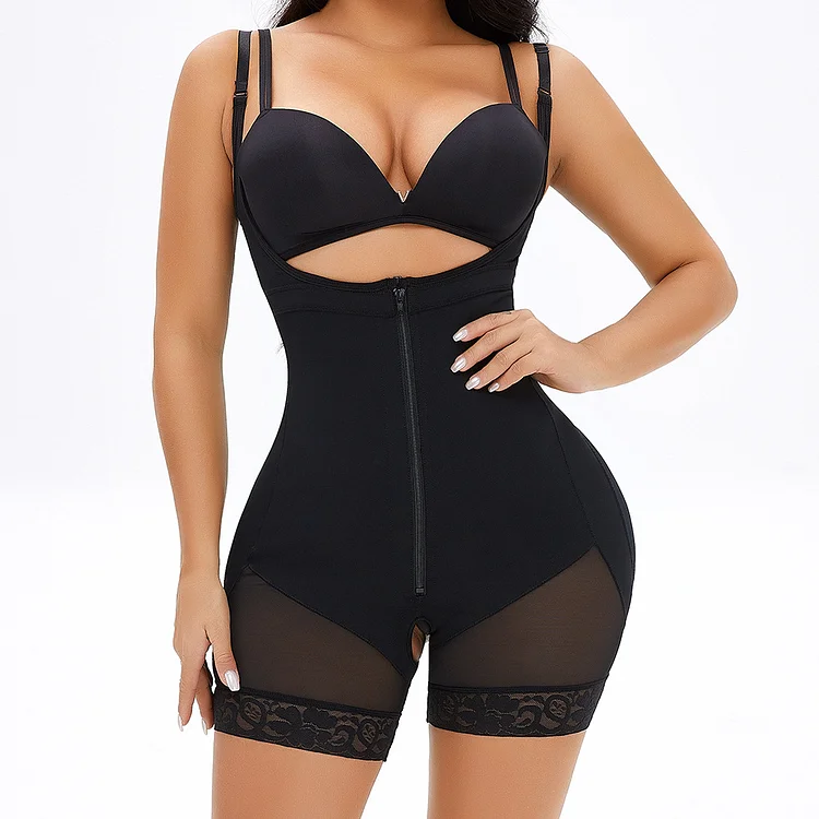 FIRM TUMMY COMPRESSION BODYSUIT SHAPER WITH BUTT LIFTER