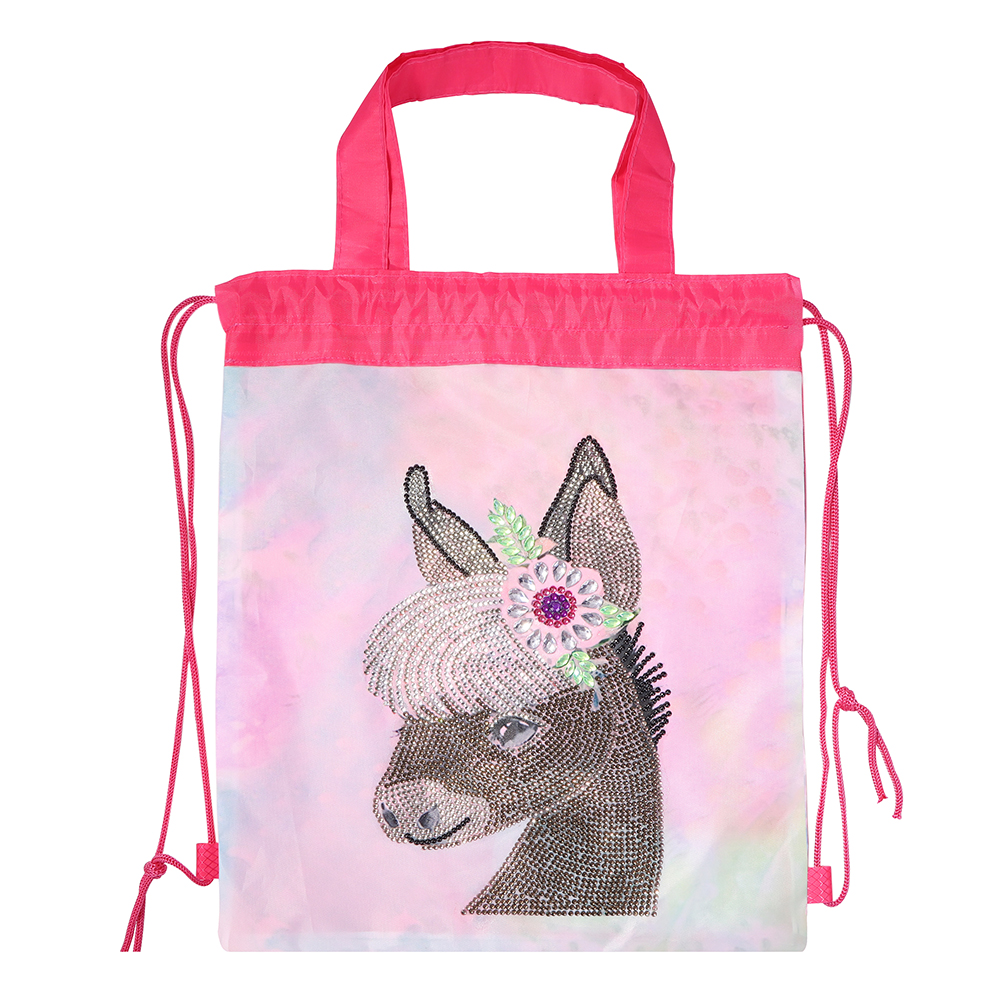 

Donkey - 5D DIY Craft Drawstring Backpack Bag, 501 Original