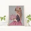 Diamond Painting-DIY Crystal Rhinestone Girl