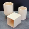 Wooden Handmade Diy Creative Mosaic Patch Dried Pen Holder Base Embryo Material