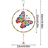 DIY Diamond Painting Double-sided Rotatable Hanging Wind Chime Suncatcher Hanging Kit