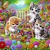 Diamond Painting-DIY Crystal Rhinestone Cat Paradise