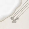 ✨2 Pack - Initial Letter Pendant Necklaces