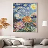 Van Gogh - Chrysanthemums-11CT Stamped Cross Stitch 40*50cm/15.75*19.69in