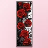 Black And Red Rose-11CT Stamped Cross Stitch 30*90cm/11.81*35.43in(Big Size)