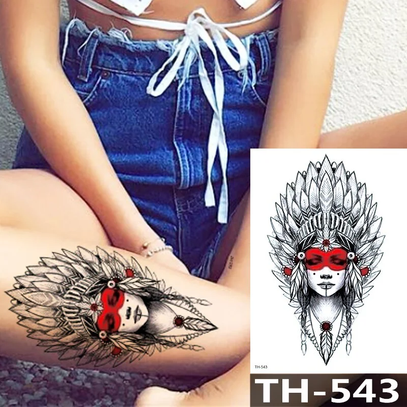 Waterproof Temporary Tattoo Sticker Flower Cute Cat Water Transfer Body Art Flash Fake Tatoo