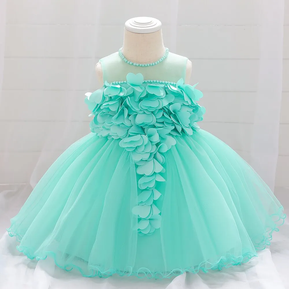 Toddler Baby Girl Christening 1 Year Birthday Dress Costume Newborn Lace Christmas Party Wedding Princess Dresses Baby Vestido