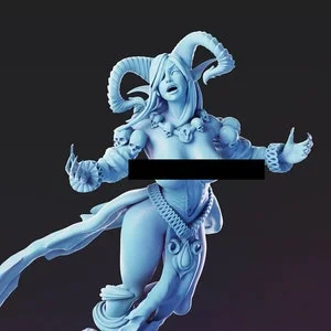 Pornhint Cursed Elf Banshee in 8k 2 NSFW Poses 1 by PS Minis NSFW