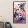 (Grande Taille) Colibri de jardin-partiel ab carr&eacute; diamant peinture-40 * 70cm