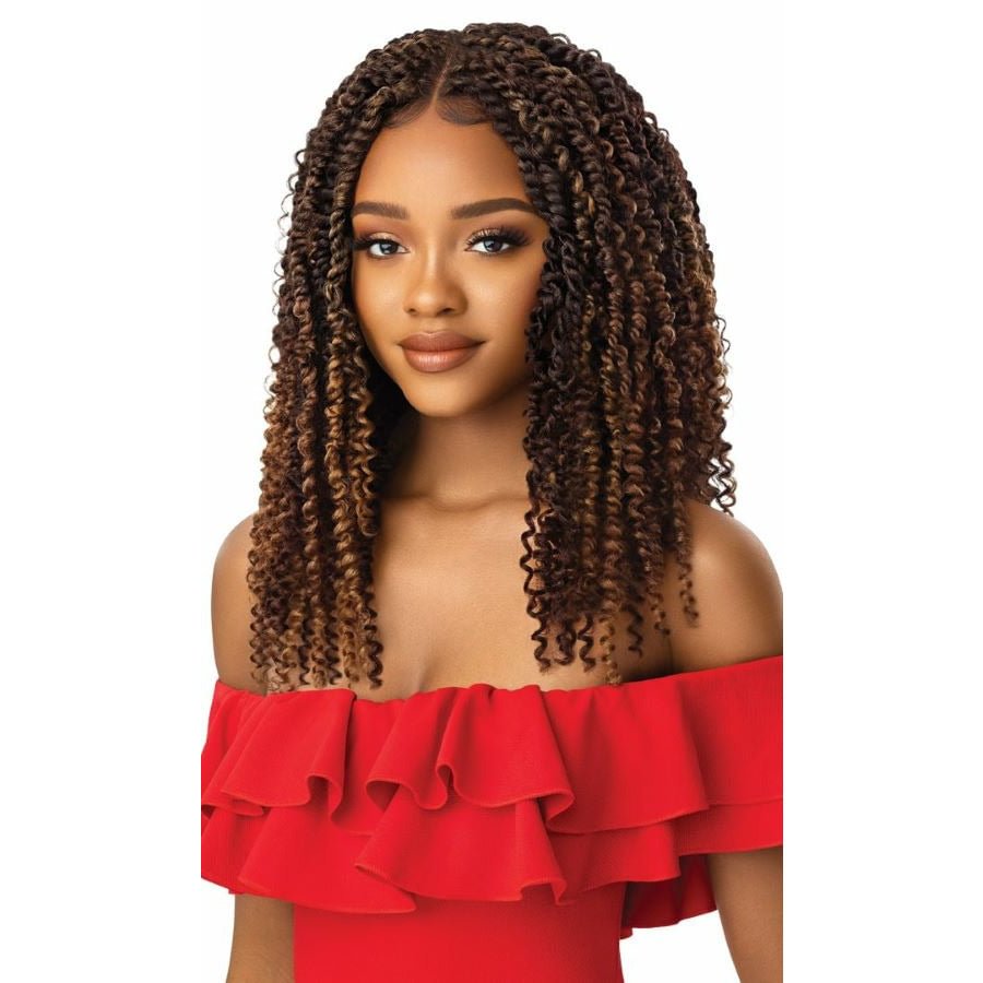 Outre Synthetic X-Pression Twisted Lace Front Wig – Kinky BOHO Passion Waterwave 18"