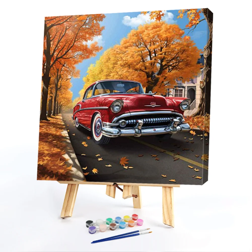 Fall Truck - Paint By Number(40*40cm)